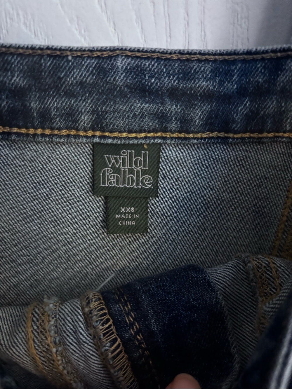 wild fable Blue Denim Zip-Front Mini Dress - Picture 2 of 3